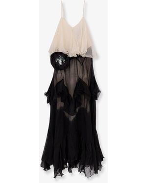 Mes Demoiselles Belvy Long Viscose Dress - White