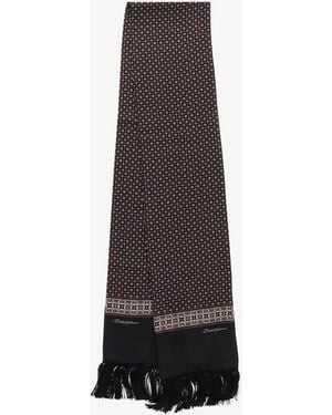 Dolce & Gabbana Silk Scarf - Black