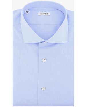NUGNES 1920 Cotton Shirt - Blue