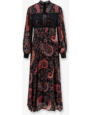 PHILIPPA 1970 Elin Viscose Dress With Print - Black