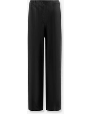 Vince Naia Acetate And Polyester Pants - Black