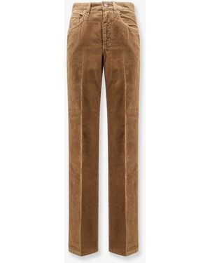 Saint Laurent Clyde Corduroy Trousers - Natural