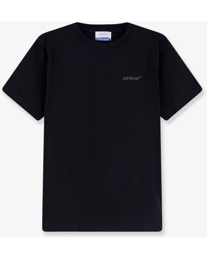 Off-White c/o Virgil Abloh Cotton T-Shirt - Black
