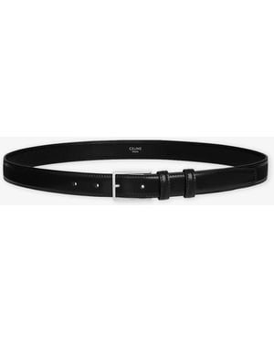Celine Leather Belt - White