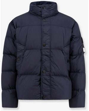 Stone Island Padded Nylon Down Jacket - Blue