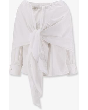 Max Mara Mxmcurvone Cotton Shirt - White