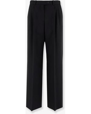 The Row Virgin Wool Virgil Trouser - Black