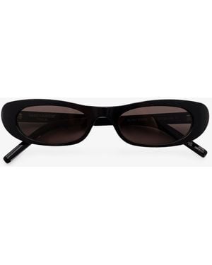 Saint Laurent Acetate Sunglasses - Black
