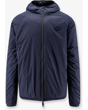 Burberry Dunwich Nylon Jacket With Ekd Patch - Blue