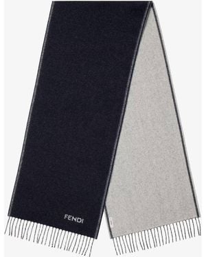 Fendi Cashmere Scarf - Blue