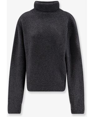 R2W Wool And Cashmere Turtleneck - Black
