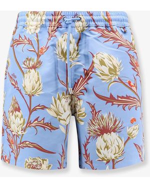 Loewe Paula's Ibiza Floral Print Nylon Swim Trunks - Blue