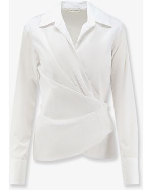 Dries Van Noten Cotton Wrap Shirt - White