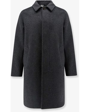 Aspesi Virtuoso Double Wool Coat - Blue