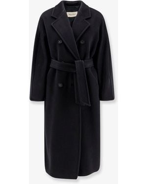 Max Mara Madame 101801 Virgin Wool And Cashmere Coat - Black