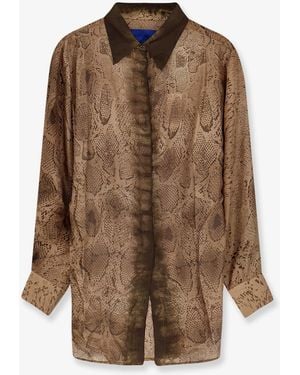 Mes Demoiselles Silk Shirt - Brown