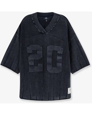 Represent Cotton Jumper With Logo Patch On The Bottom - Blue