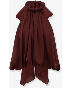 Zimmermann Luna Billow Halter Top - Red