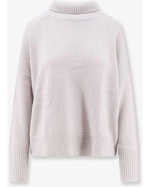 Lisa Yang Heidi Cashmere Turtleneck - White