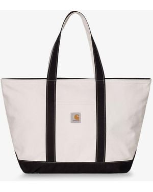 Carhartt Canvas Beach Tote Shopping Bag - Natural