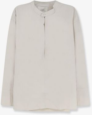Studio Nicholson Viscose And Cotton Blend Shirt - White