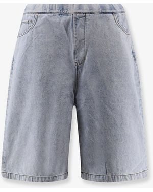 Entire studios Light-Washed Denim Bermuda Shorts - Blue