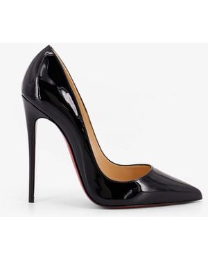Christian Louboutin So Kate 120 Patent Leather Court Shoes - Black