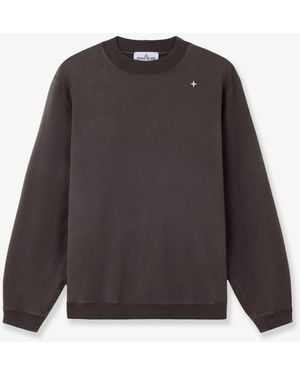 Stone Island Organic Cotton Sweatshirt - Grey