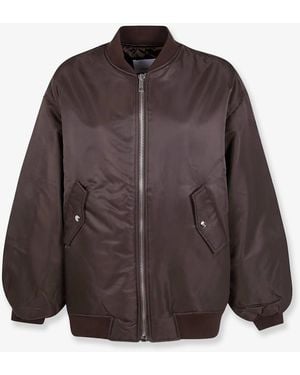 Frankie Shop Astra Nylon Jacket - Brown