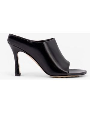 Bottega Veneta Heeled Flip-Flops 'Rana' - Black