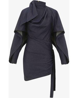 Zimmermann Valiant Short Denim Dress - Blue
