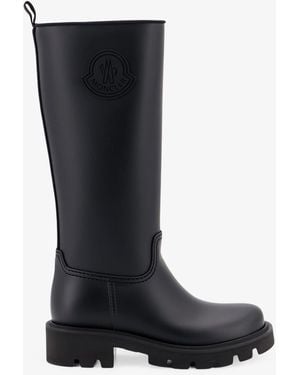 Moncler Kickstream High Pvc Rain Boots - Black