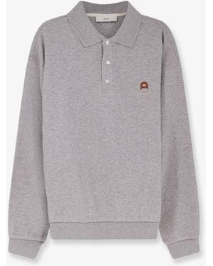 DUNST Polo Con Patch Logo - Grigio