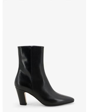 Aeyde Leather Ankle Boots - Black