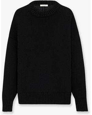 The Row Ophelia Wool And Cashmere Sweater - Black