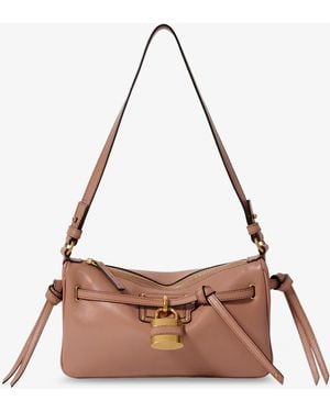 Chloé Paddington Sling Leather Shoulder Bag - Natural