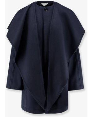 Bottega Veneta Wool And Cashmere Coat - Blue