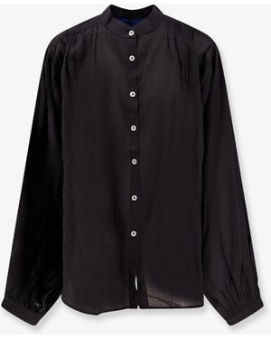 Mes Demoiselles Celeste Cotton Shirt - Black