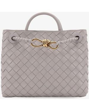 Bottega Veneta Andiamo Small - Gray