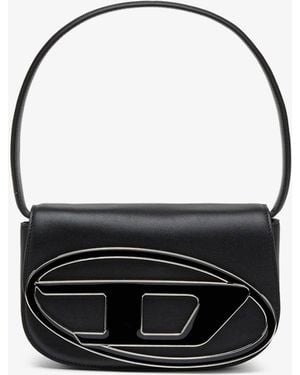 DIESEL 1Dr Leather Shoulder Bag - Black