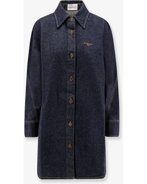 Givenchy Denim Shirt With Embroidery - Blue