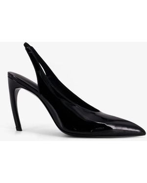 シューズ・サンダルその他 The Attico Black Viper Slingback The Attico Black Viper Slingback | TheDoubleF