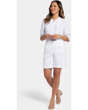NYDJ Relaxed Shorts In Optic White