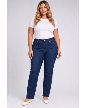 NYDJ Marilyn Straight Ankle Jeans - Blue