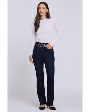NYDJ Barbara Bootcut Jeans In Rinse - Blue