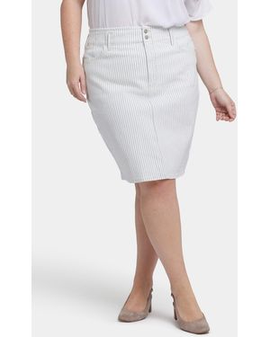 NYDJ High Waist Skirt - White