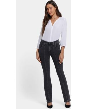 NYDJ Billie Mini Bootcut Jeans In Slate Stone - Brown