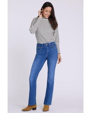 NYDJ Barbara Bootcut Jeans In Larkspur - Blue