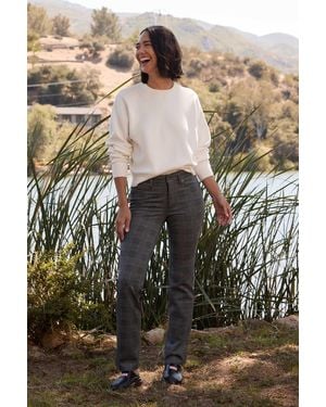 NYDJ Marilyn Straight Pants In Phoebe Plaid - Multicolor