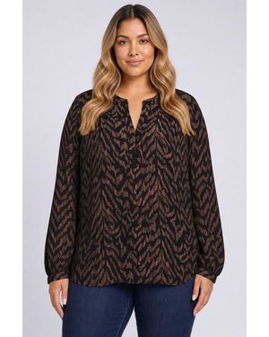 NYDJ Trinity Blouse - Black